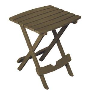 Adam 8510-60-3734 Quik-Fold Folding Side Table, Earth Brown Free Shipping Cheap Pice