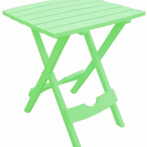 Adams 8500-08-3731 Quik-Fold Side Table, Summer Green Cheap Professional