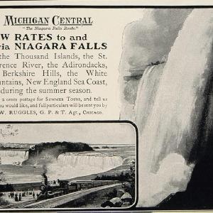 1902 Ad Michigan Central Railroad Line Niagara Falls - ORIGINAL ADVERTISING CL1 Outlet Footaction