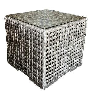 Outdoor Open Weave Wicker End Table Free Shipping Looking For