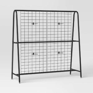 A-Frame Outdoor Decorative Screen Black Discount Get To Buy