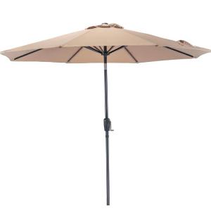 9" Market Umbrella: Taupe #LX3016 Cheap Sale Eastbay