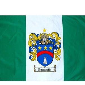 Zuccarello Coat of Arms Flag / Family Crest Flag Factory Outlet Cheap Pice