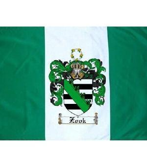 Zook Coat of Arms Flag / Family Crest Flag Clearance Store Sale Online