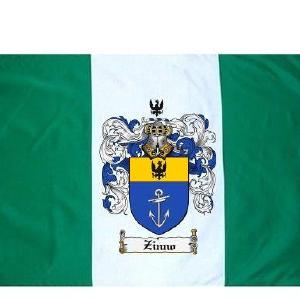 Zinno Coat of Arms Flag / Family Crest Flag Free Shipping Browse