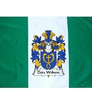 Zlotawolnosc Coat of Arms Flag / Family Crest Flag Free Shipping New Styles