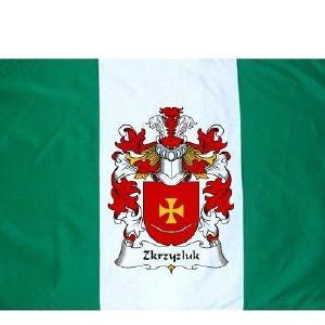 Zkrzyzluk Coat of Arms Flag / Family Crest Flag Free Shipping For Nice