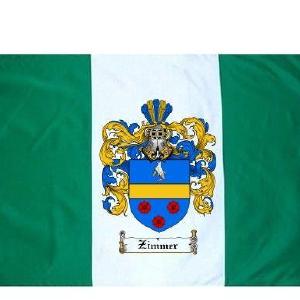 Zimmer Coat of Arms Flag / Family Crest Flag Discount Codes Really Cheap