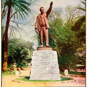 1925 Color Print Cecil Rhodes Statue Botanical Garden Cape Town South XGAG2 Discount Codes Really Cheap