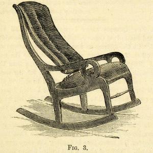 1873 Print Victorian Elysian Rocker Chair Furniture Chas. M. O'Hara MAB1 Buy Cheap Newest