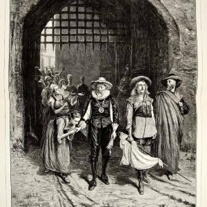 1873 Wood Engraving John Pettie Art The Flag of Truce Jacobite Rising 1745 YTG6 Popular Cheap Online