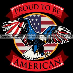 USA Flag Gun Weapon Rights United States Proud To Be America Color Quote Text Design Element With Eagle Black Background 2nd Amendment American Military Army Art Design Logo Clipart SVG Outlet Official