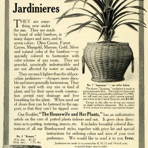 1906 Ad Bombayreed Jardinieres Home Potted Plants Baskets Reed Decorating LHJ6 Discount Best Sale