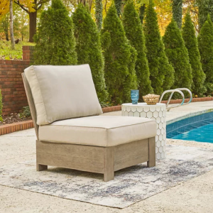 Silo Point Outdoor Armless Chair with Nuvella Cushion Cheap For Cheap
