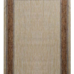5' x 7'7"  Shayne Flatweave Beige Indoor / Outdoor Area Rug CG314 Cheap New Styles