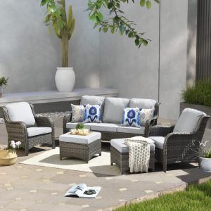 5 Pieces All Weather Wicker Set (2 BOXES) Cheap Sale From China