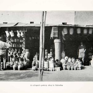 1929 Print Pottery Shop Salonika Pots Vessels Thessaloniki Greece Balkans XGGC2 Sale Latest