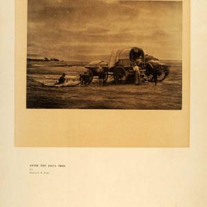 1918 Print Gypsy Caravan Colonial Axle Wagon Travel Bentley B. Lish AMP1 Countdown Package Cheap Online