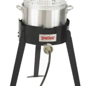 Bayou Classic 2212 Outdoor Fish Cooker Set, Aluminum, Single Burner Clearance Footlocker Pictures