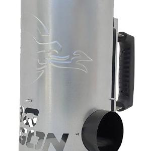 BBQ Dragon BBQD100 Charcoal Chimney Starter with Side Hole, 1/2 Cu. Ft. 2025 Newest Sale Online