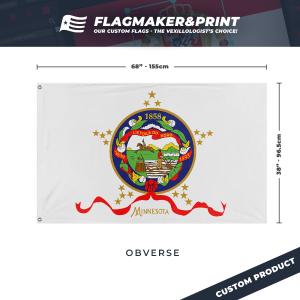 [CUSTOM PRODUCT] Double-Sided Minnesota Flag (A.Lundell) Cheap Sale Sast