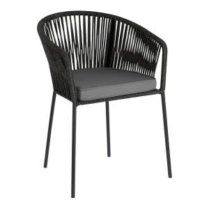 Yanet Outdoor Dining Chair - Dark Grey Clearance Footaction