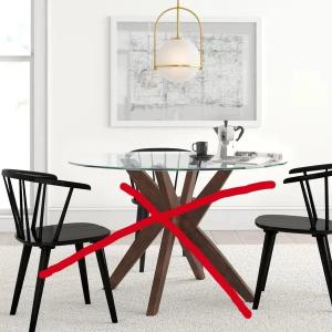 48'' Glass Table TOP ONLY Pay With Paypal Cheap Online