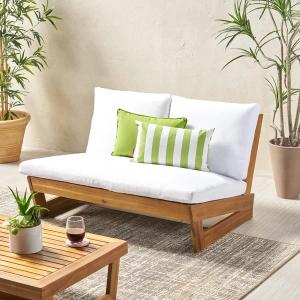 43'' Wide Outdoor Loveseat with Cushions Clearance Newest