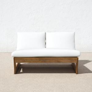 43'' Wide Outdoor Loveseat with Cushions Recommend Sale Online