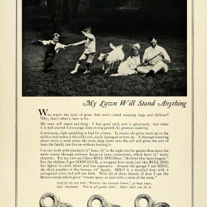 1923 Ad Boston Woven Rubber Hose Lawn Sprinklers Bull Dog Good Luck Milo COL3 Clearance Online Online