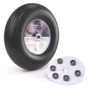 Martin Wheel 406RBPU32 Flat Free Wheelbarrow Wheel, 13" Cheap Sale Newest