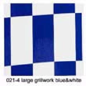 021-4 Grill-work large grillwork blue&white(600mm*1meter) Clearance Footlocker Finishline