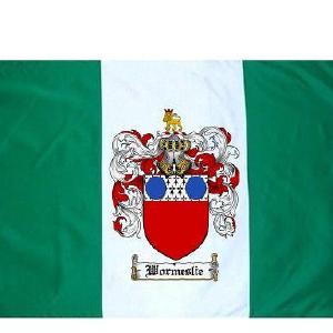 Wormeslie Coat of Arms Flag / Family Crest Flag Collections Online