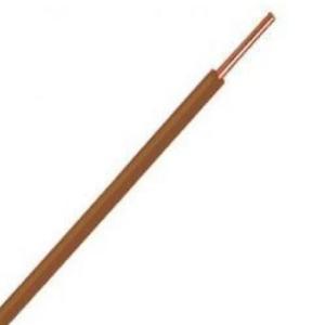 H07V-U | VD draad | 1 x 1,5mm2 aders | Bruin | 100M Clearance Low Pice Fee Shipping