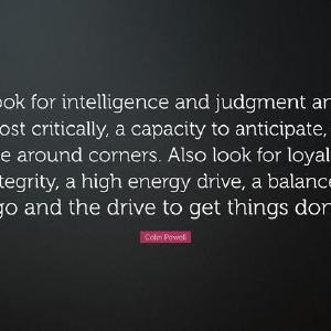 Look for intelligence and judgment Best Sale For Sale