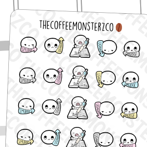 Smudged Writing Emotis Discount Sale Online