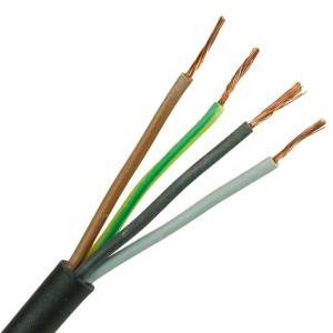 Flexibele H05VV-F Kabel | 4 x 1,5mm2 aders | VMVL | 100 meter | Zwart Shop Offer For Sale