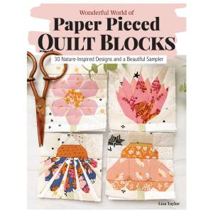 Wonderful World of Paper-Pieced Quilt Blocks Book Free Shipping Visit