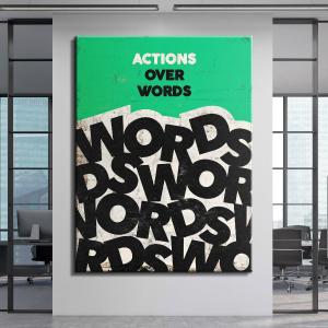 Actions Over Words Buy Cheap Manchester Great Sale