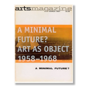 A Minimal Future Art as Object 1958-1968 Online Online Cheap Pice