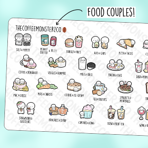 Food Couple Emotis Online For Sale