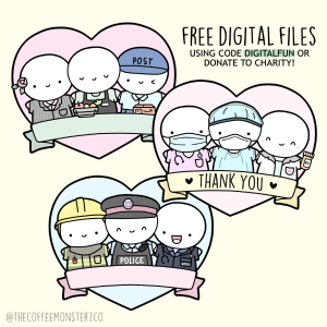 Essential Workers Emotis - DIGITAL FILES Outlet Store Cheap Online