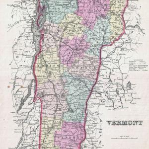 Mape Vermont istorijska mapa Cheapest Pice Online