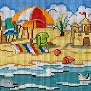 A Day at the Beach Panorama 2025 Cheap Online