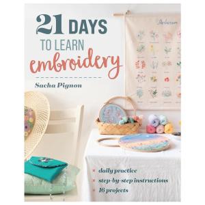 21 Days to Learn Embroidery Book Big Sale