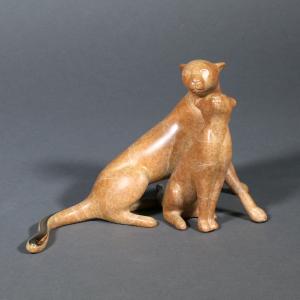 "Cheetah & Cub" Free Shipping Cheap Pice