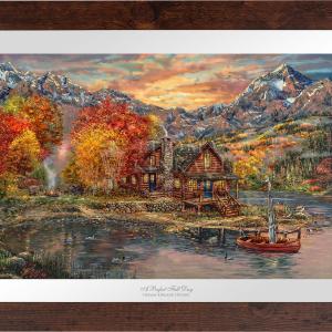 A Perfect Fall Day - Limited Edition Paper Free Shipping Recommend