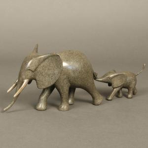 "Marching Elephant & Baby" Cheap Pick A Best
