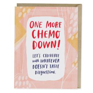 One More Chemo Down Empathy Card Clearance Buy