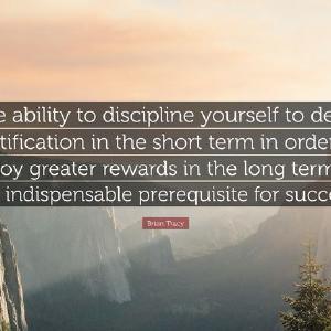The ability to discipline yourself Cheap Pice